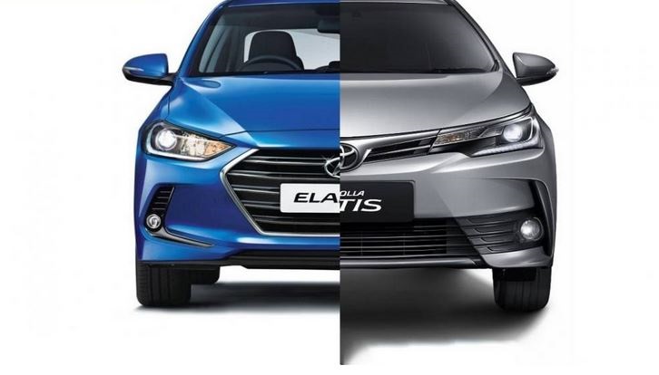 Đánh giá và so sánh thông số xe Hyundai Elantra và Toyota Corolla Altis